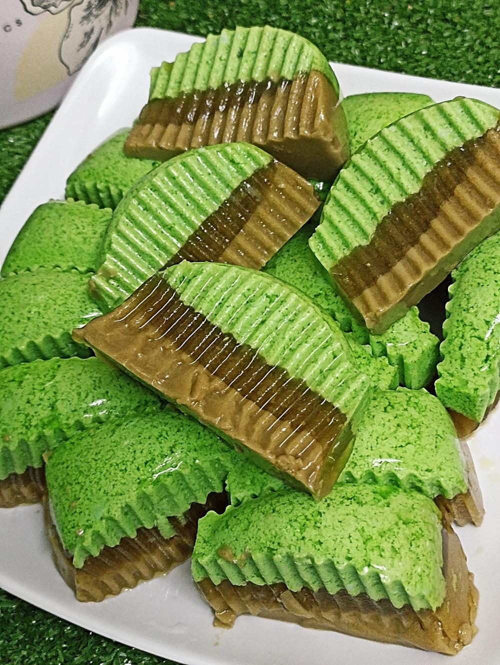 Agar-Agar Pandan Gula