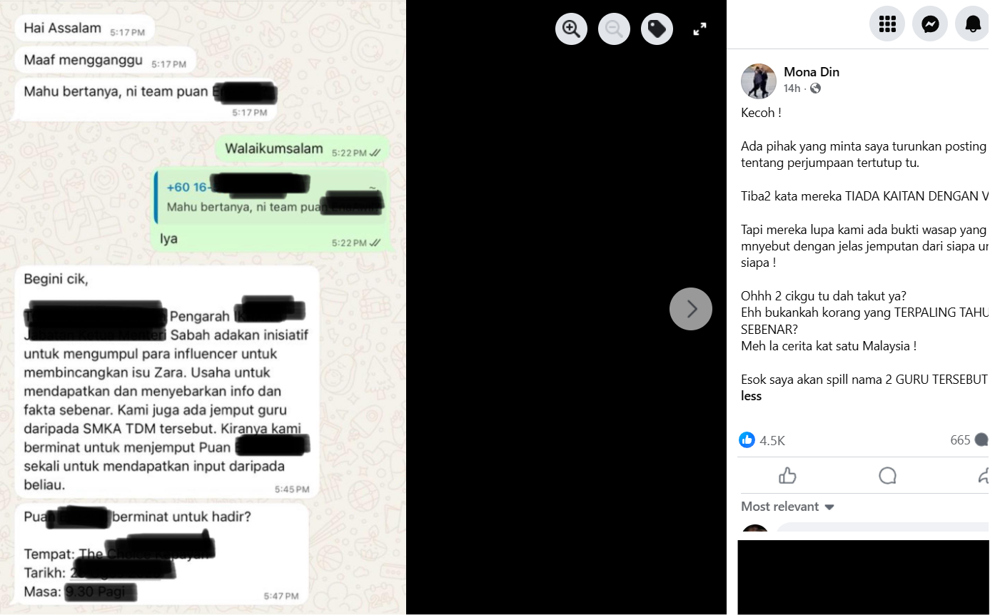 Mona Din Dakwa Wujud Perjumpaan Tertutup Berkait Kes Zara Qairina