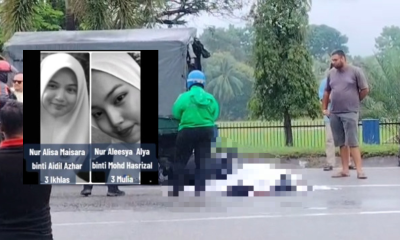 2 Pelajar Tingkatan 3 Maut Digilis Lori Ketika Dalam Perjalanan Ambil Sijil Sekolah