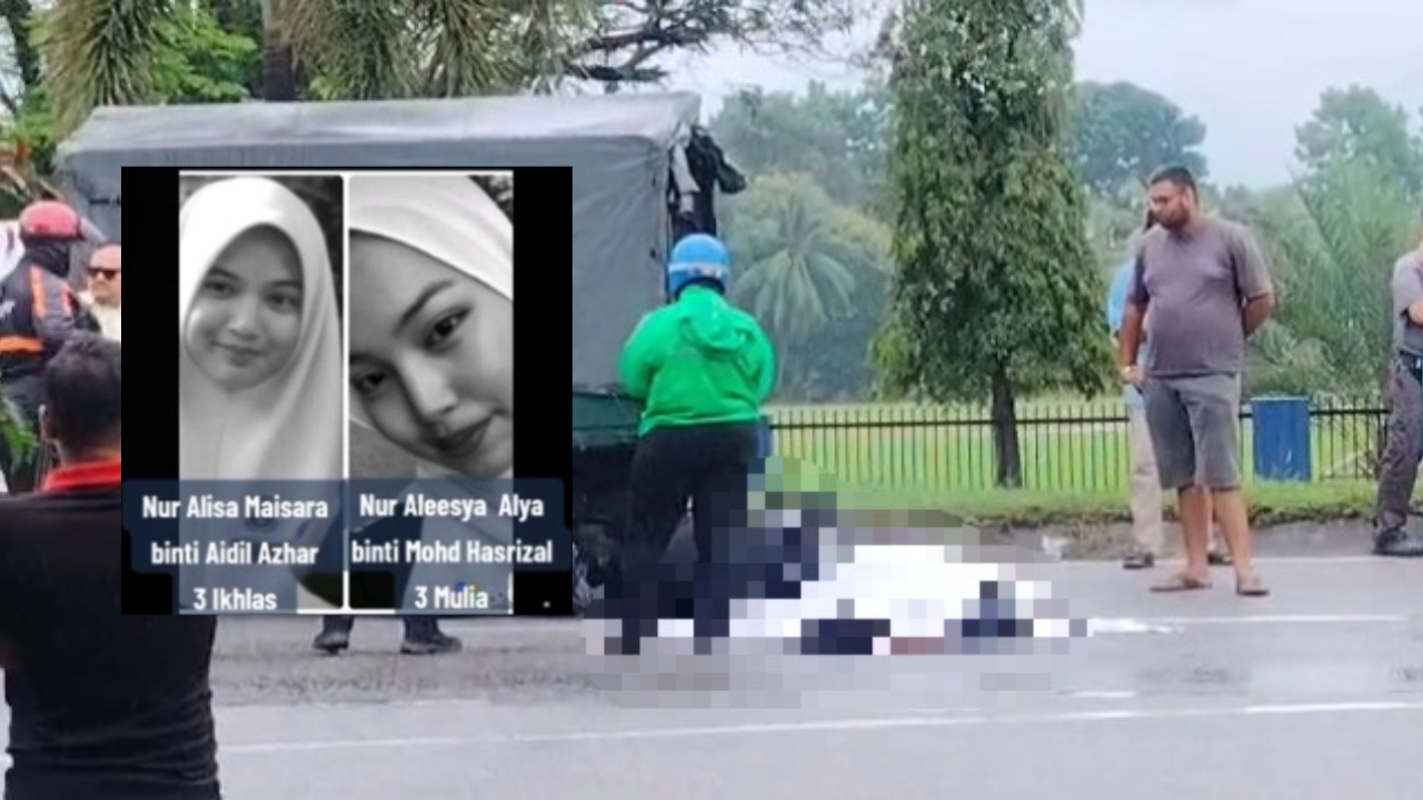 2 Pelajar Tingkatan 3 Maut Digilis Lori Ketika Dalam Perjalanan Ambil Sijil Sekolah